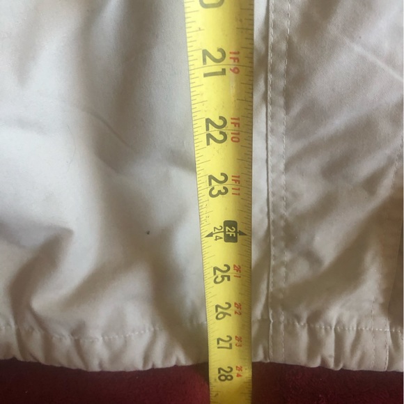 P.A. Originals Women's Sz S Barn Jacket Taupe w/Brown Faux Leather Trim Zip Up - Picture 15 of 15